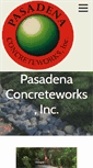 Mobile Screenshot of pasadenaconcreteworks.com